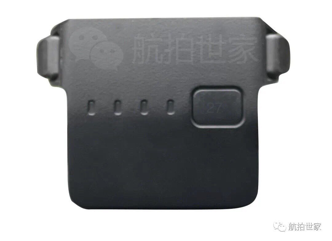 Second leaked view of the rear-loading Mavic 3 battery and its contacts.