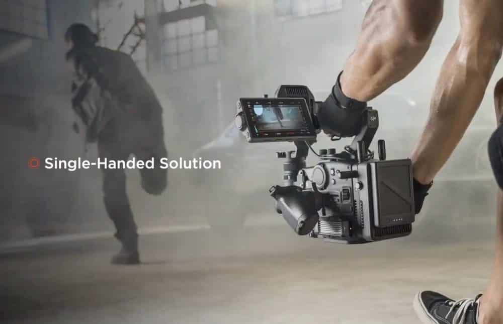 The full-frame Zenmuse X9 gimbal camera at the heart of the Ronin 4D.
