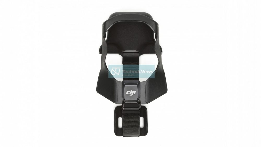 The strap that holds the DJI Mavic 3 propellers in place during transport.