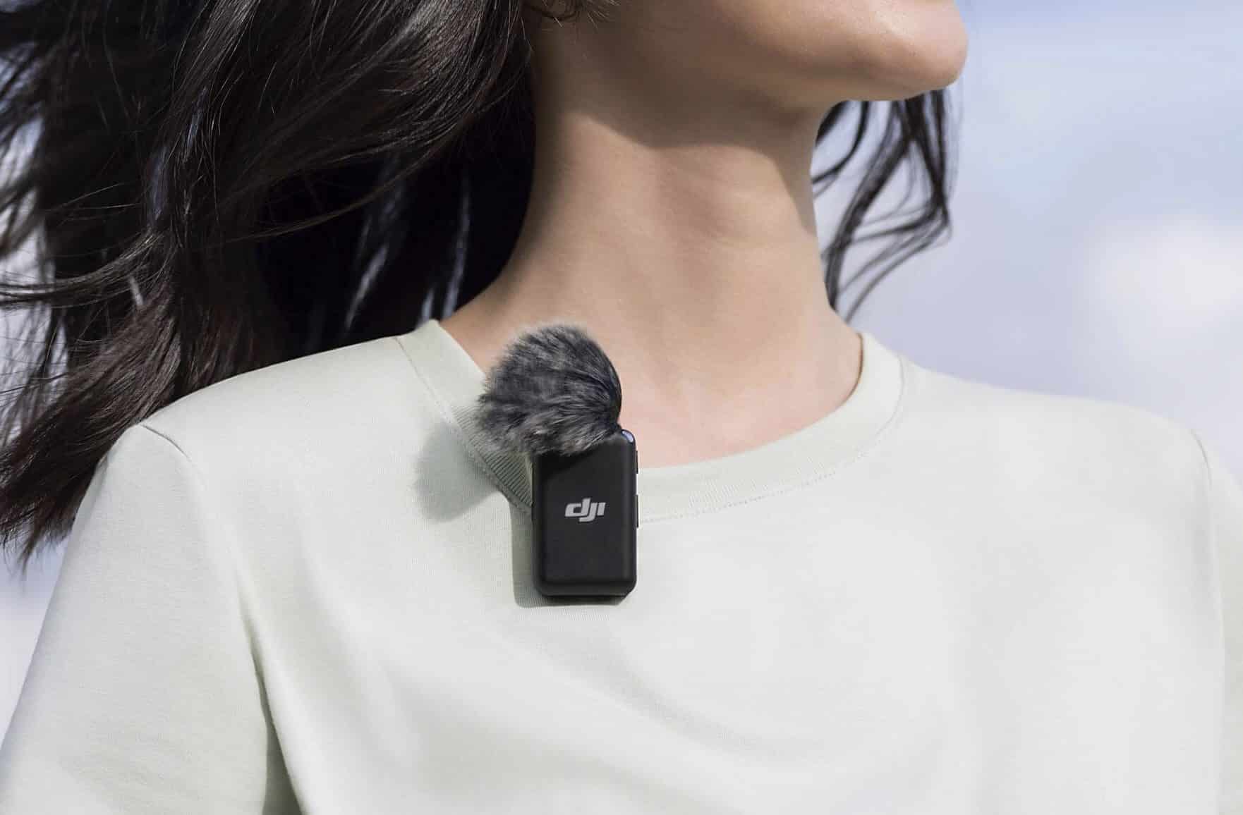 The full DJI Mic kit, priced at $329 against the Rode Wireless Go II.