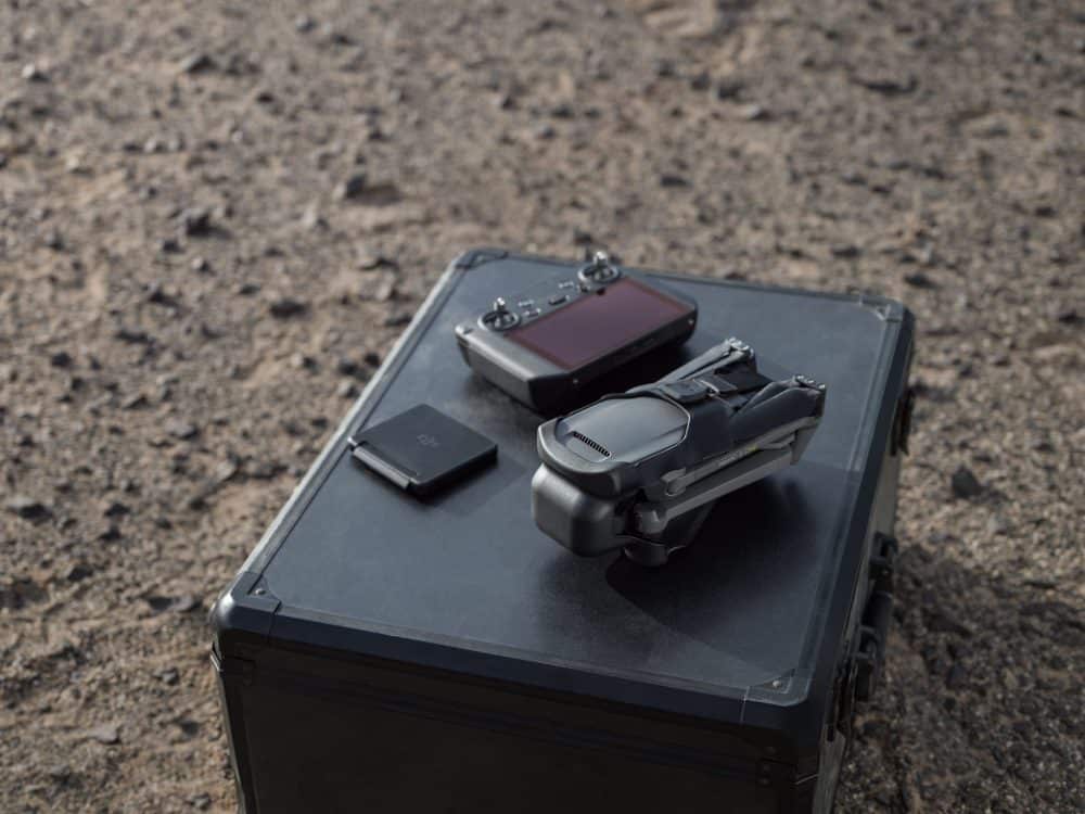 The Mavic 3 in DJI's canyon and mountain launch photo set.