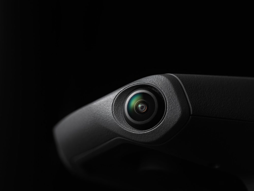 The Mavic 3 Cine airframe with the sensors used for omnidirectional obstacle avoidance.