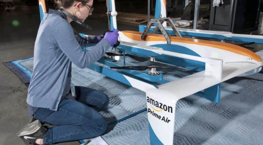 A French R&D team that was working on building traffic control software for self-flying delivery drones for Amazon Prime Air was recently disbanded.