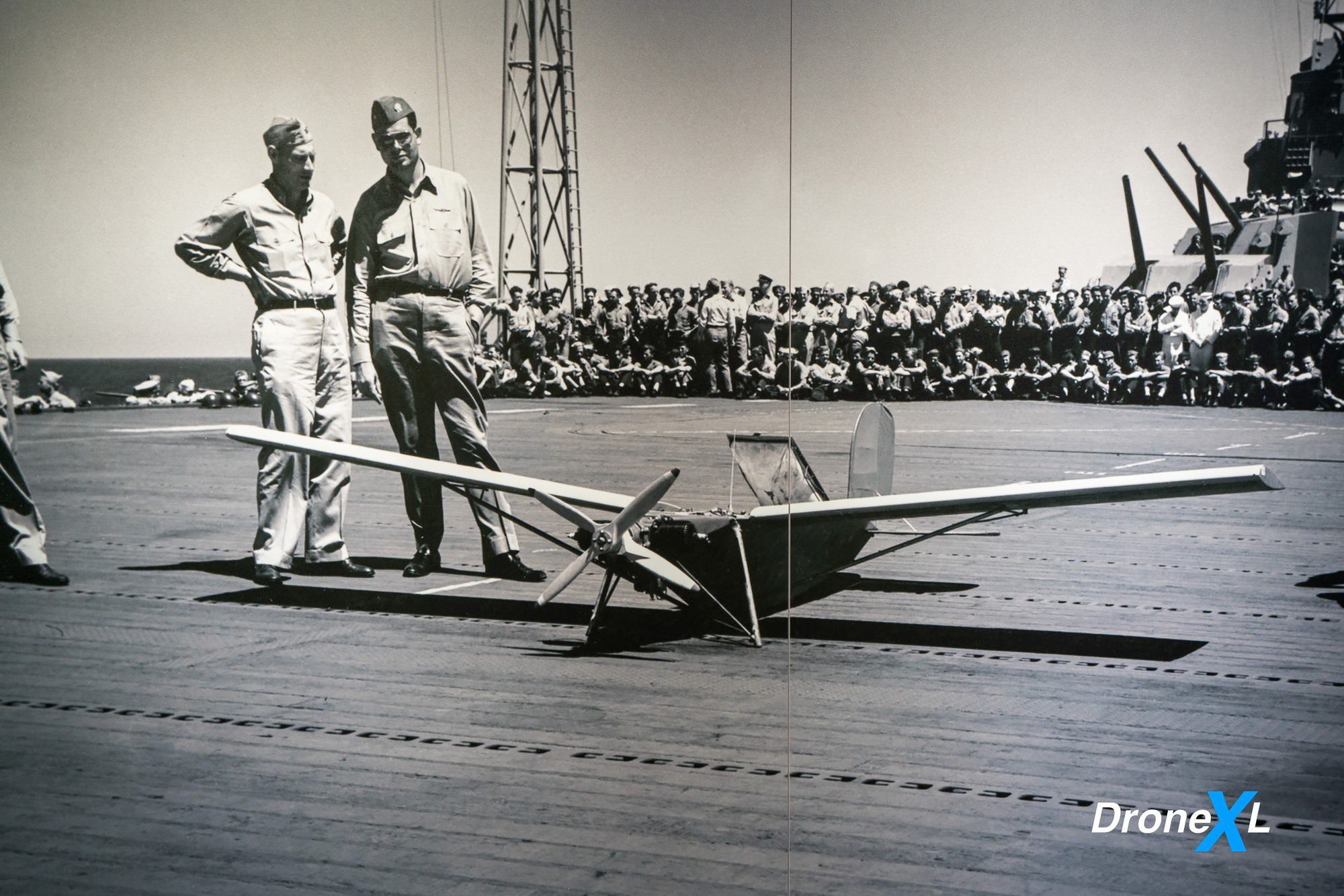 History of Drones: 'Is The Sky The Limit?' Intrepid exposition with DJI. Back in 2017, I went to the Intrepid Sea, Air & Space Museum in New York City to have a look at the exposition from DJI that showed the history of drones. The expo was titled, 'Is The Sky The Limit' and it exhibited how unmanned aircraft were used and developed over time. 