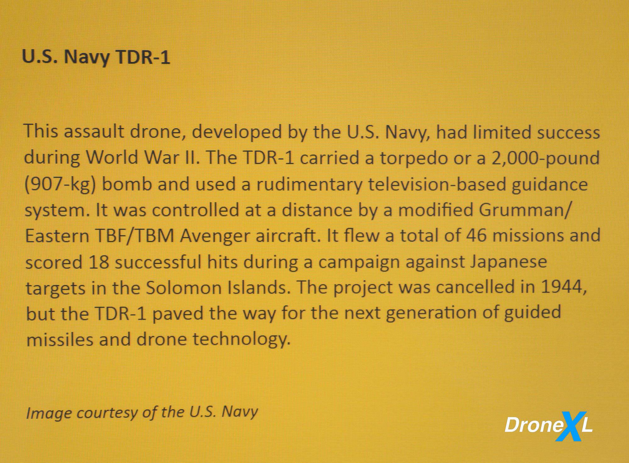 Further exhibit material on explosive-packed bombers guided remotely to their targets.