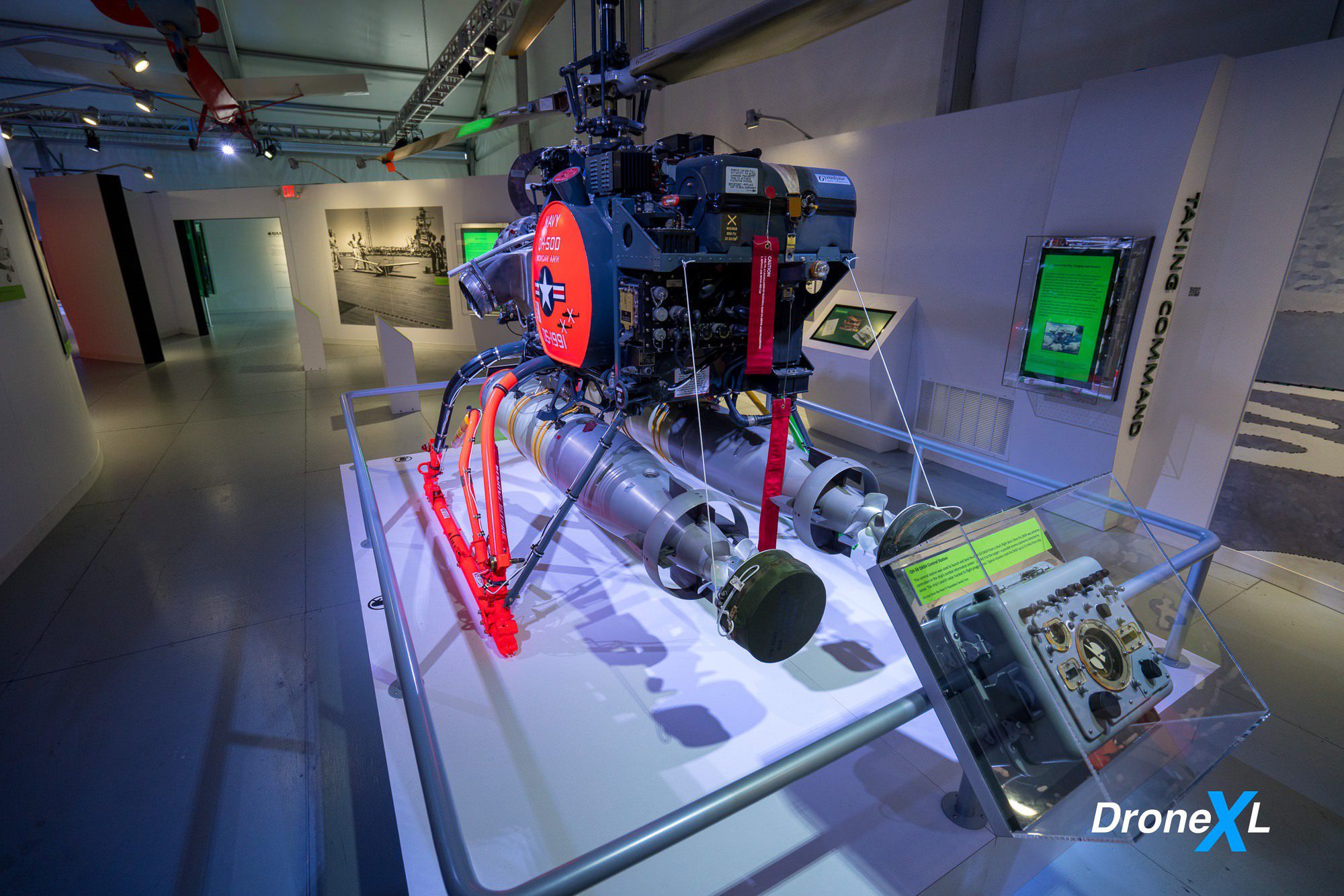 Gyrodyne QH-50 DASH drone anti-submarine helicopter on loan from the Peter Papadakos family.