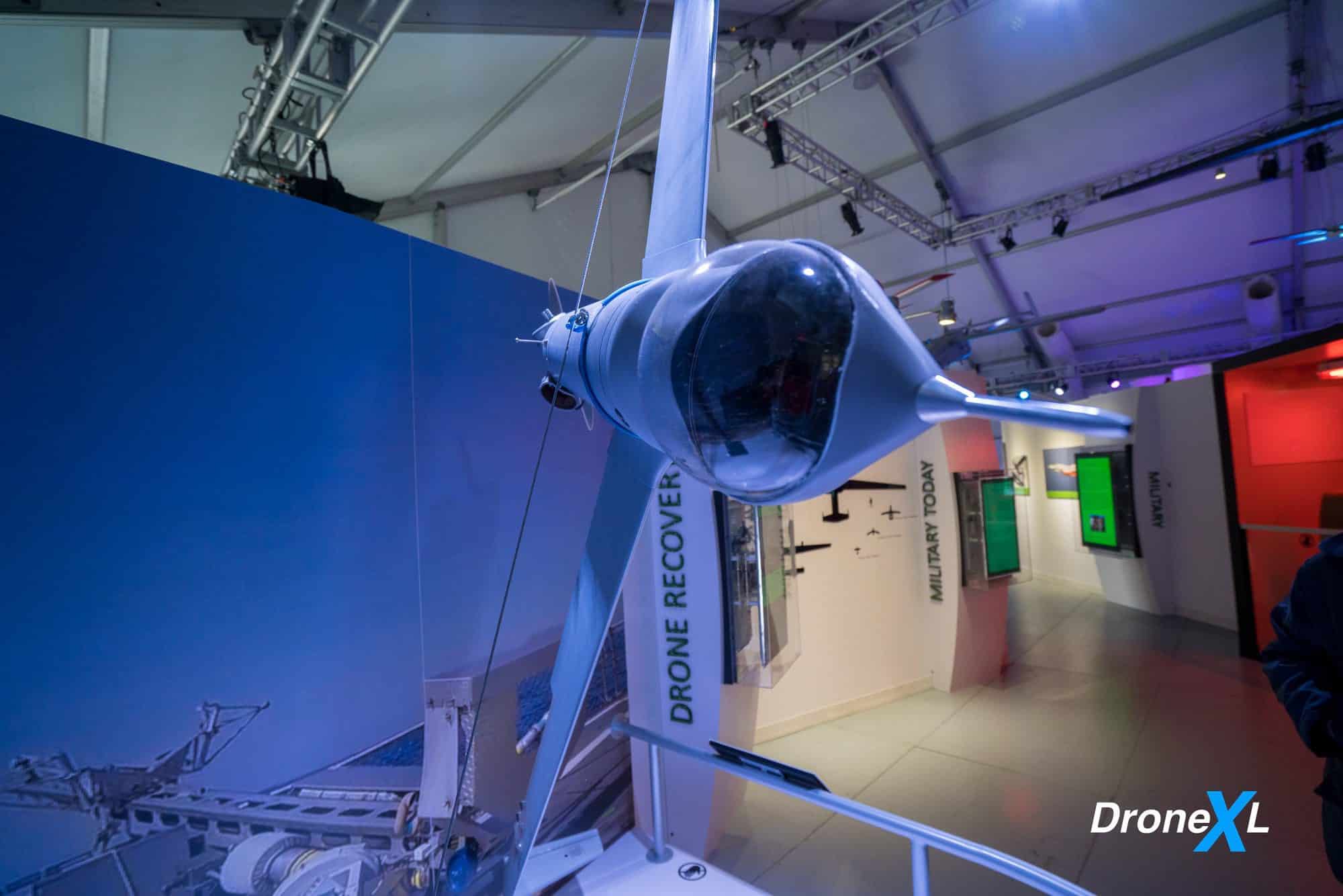 ScanEagle exhibit noting its part in the 2009 rescue of Capt. Richard Phillips.