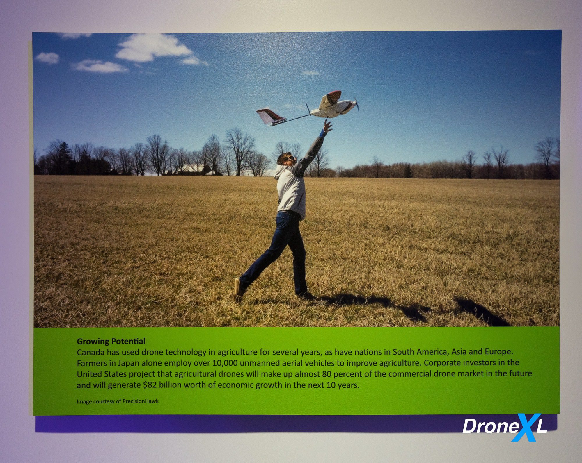 Growing Potential panel on the 10,000 agricultural drones already flying in Japan.