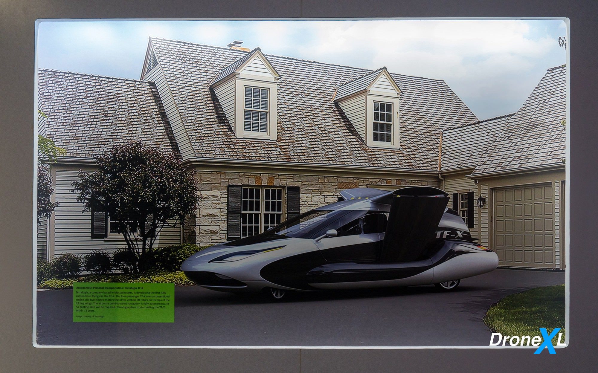 The TF-X concept, which needs a clearing 100 feet (30 meters) across to land vertically.