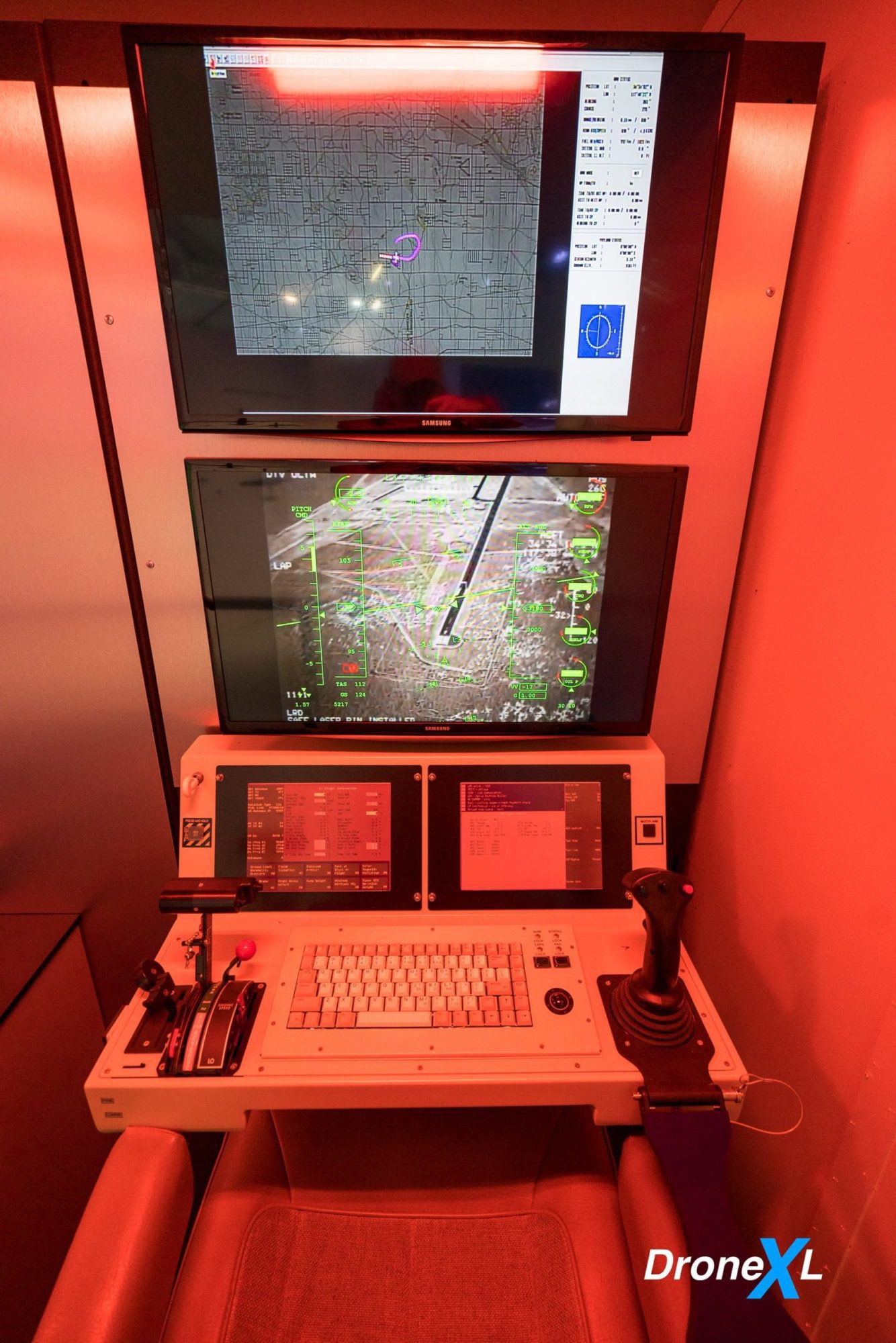 Display covering the RQ-7B Shadow, RQ-21 Blackjack and high-altitude RQ-4 Global Hawk.