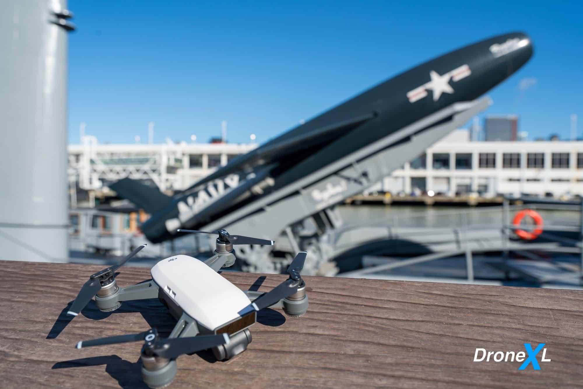 Future-of-flight display picturing autonomous air travel as routine as driving a car.