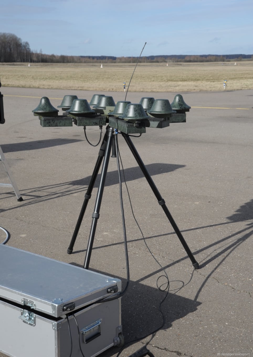 Screenshot of the section describing electronic warfare and drone detection components.