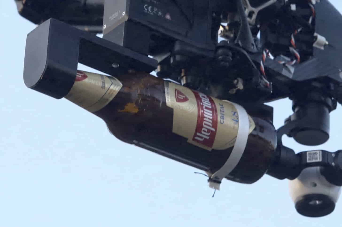 Molotov drone: Ukrainian military uses DJI Inspire 2 to drop Molotov cocktails