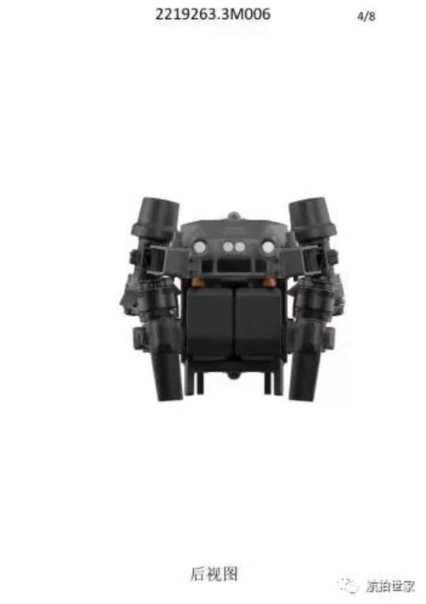Leaked side profile of a drone that looks part Mavic 3 and part M300 RTK.