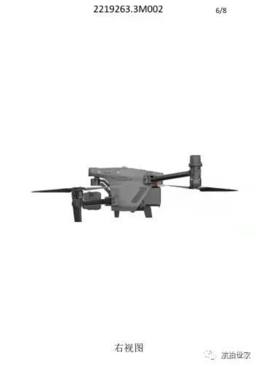 Leaked underside view with obstacle avoidance sensors covering all six directions.