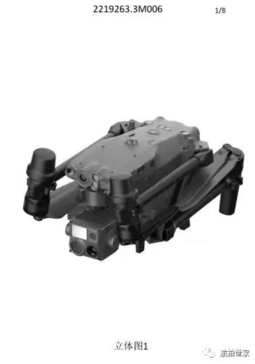 Leaked shot of the front arms swinging outward on the new folding mechanism.