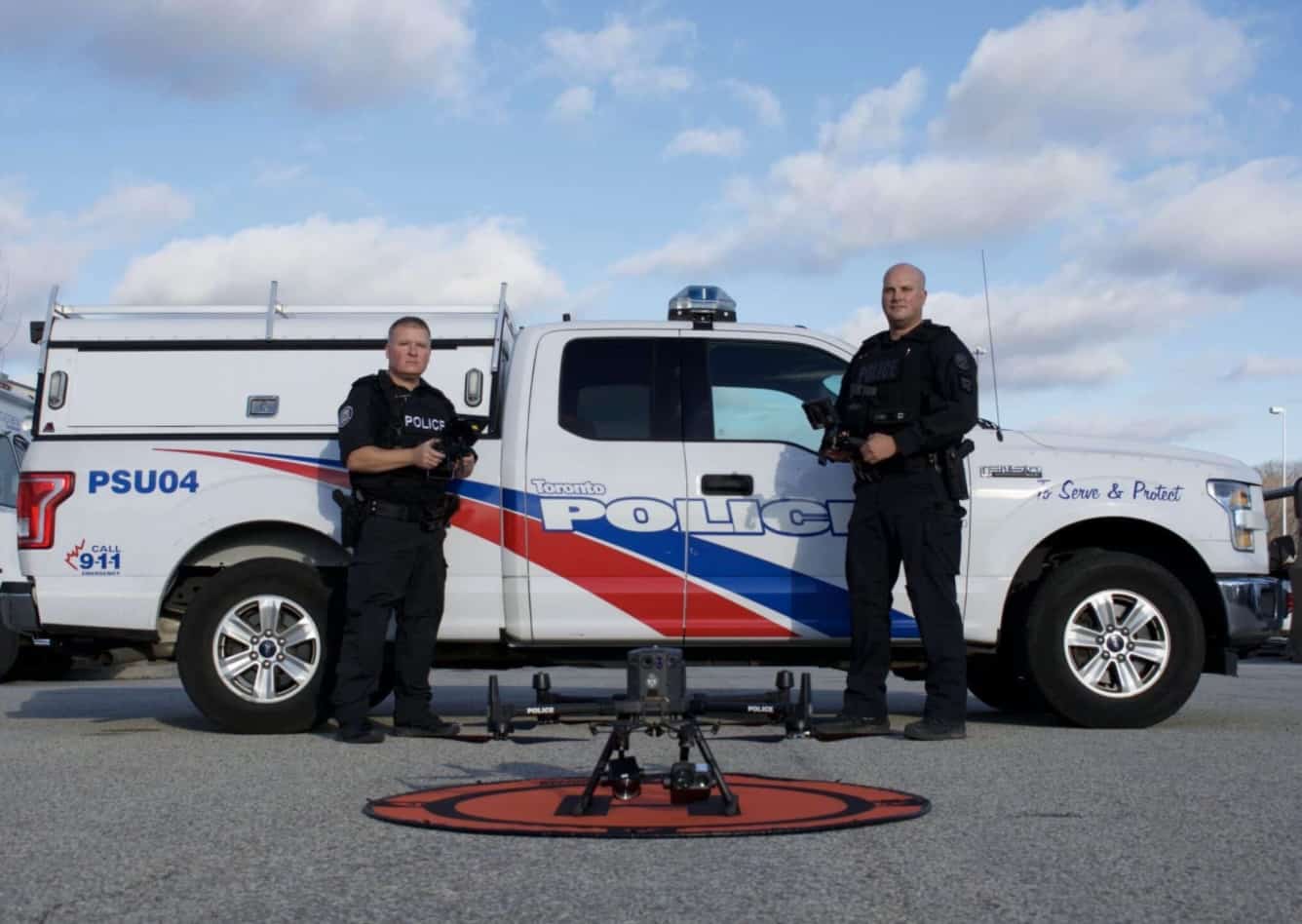 Training officers and Toronto Police Consts. Douglas Elo (R) and Mike Ramsay (L) are part of the Search Management section of the Emergency Management and Public Order Unit.