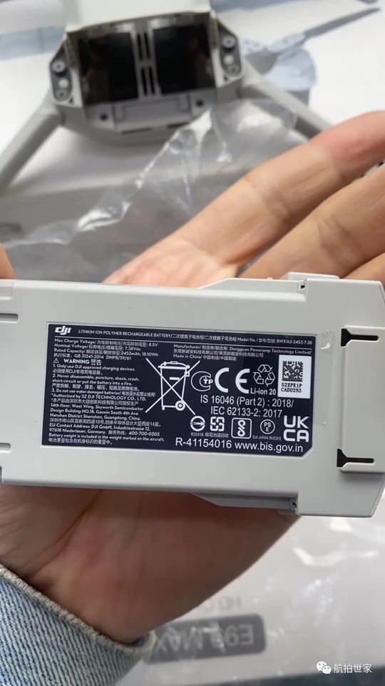 DJI Mini 3 Pro battery