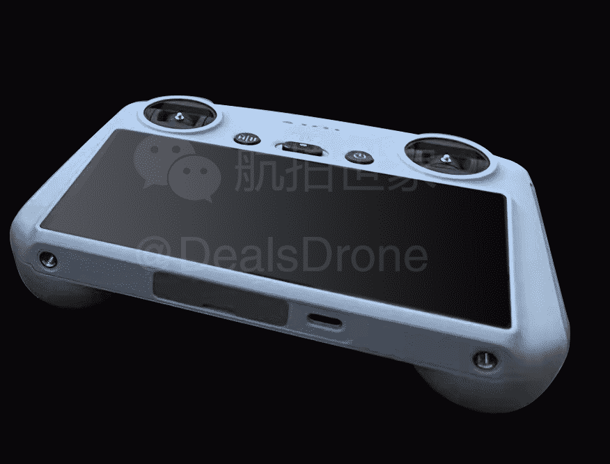Leaked render of the DJI Mini 3 with its arms unfolded.