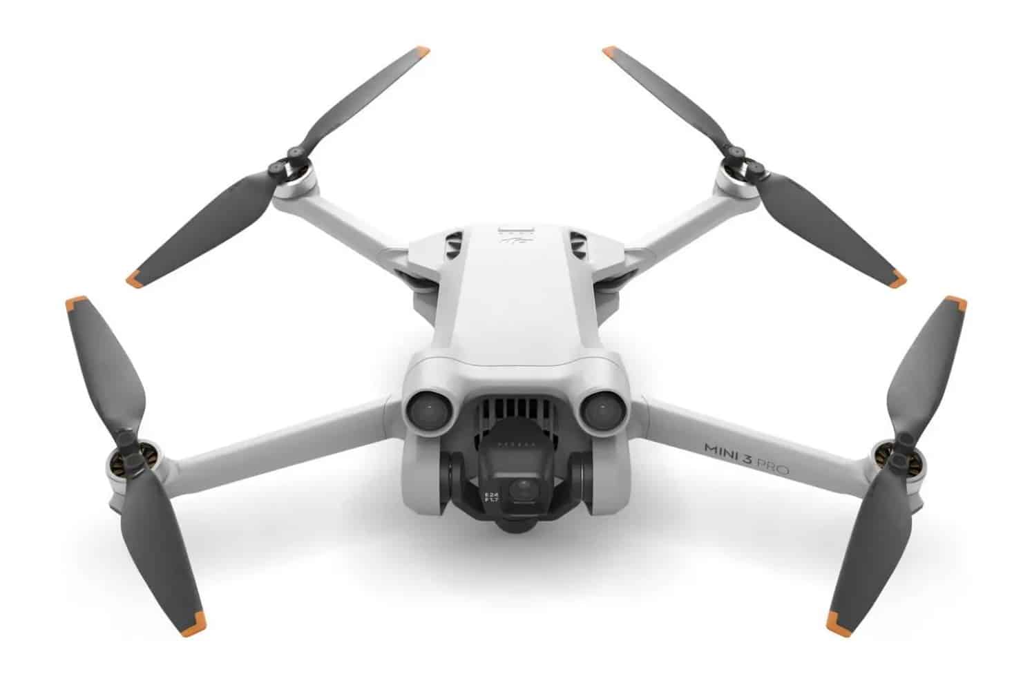 Leaked product image of the DJI Mini 3 Pro with its arms folded.