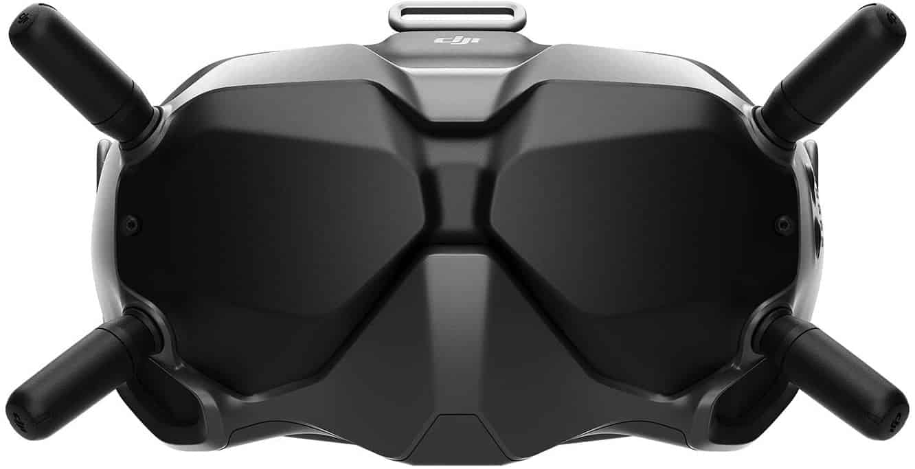 The genuine DJI FPV Goggles V2 shown for comparison with the faked leak.