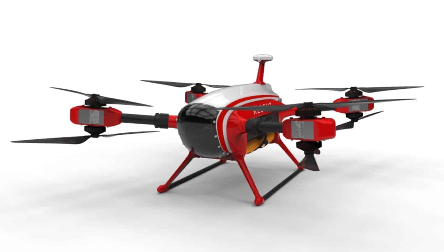 Drone saves a 14-year-old from drowning