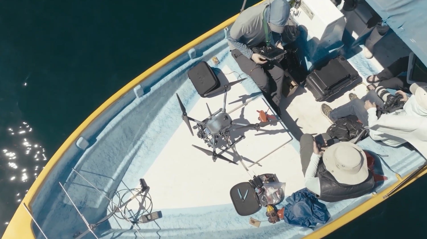 Remember the SnotBot? Now they use drones to tag whales as well!