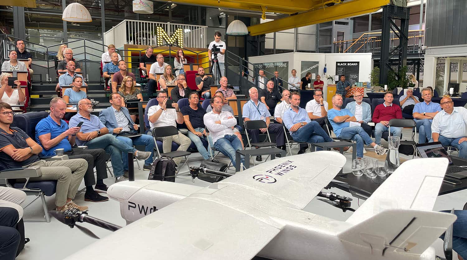 experimental drone transport flight to Texel was canceled