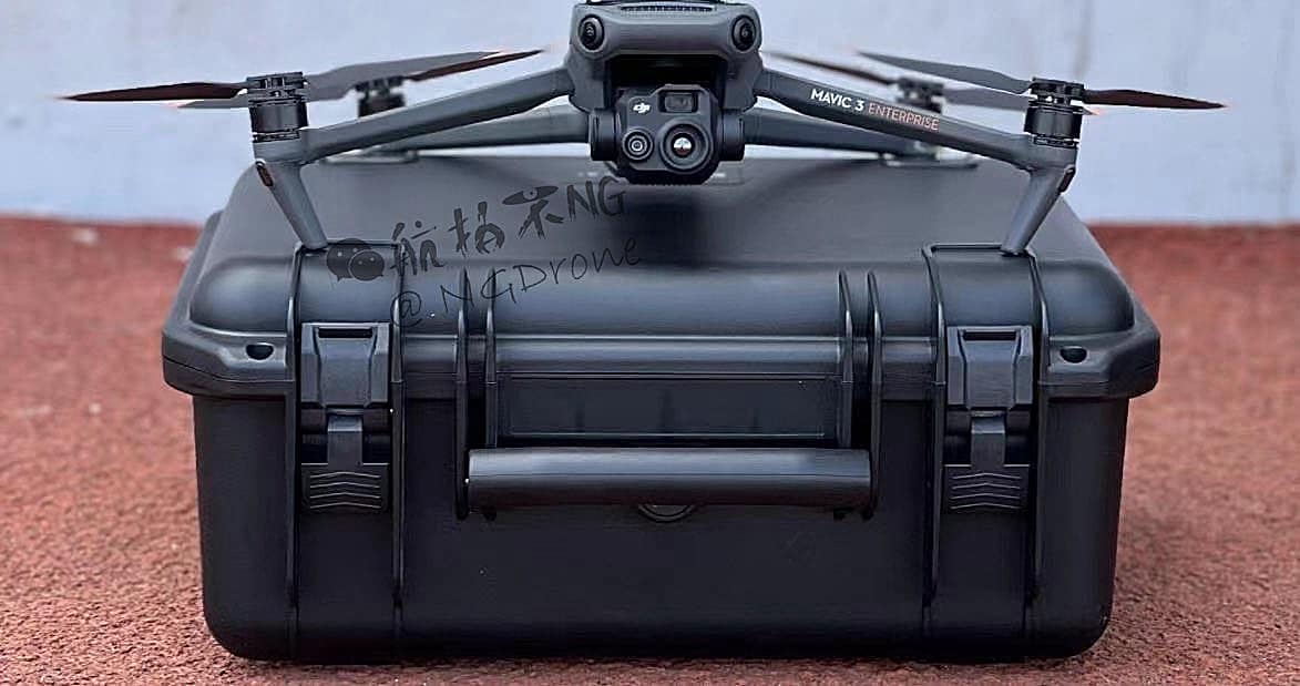 Another leaked look at the Mavic 3 Enterprise circulating on social media.
