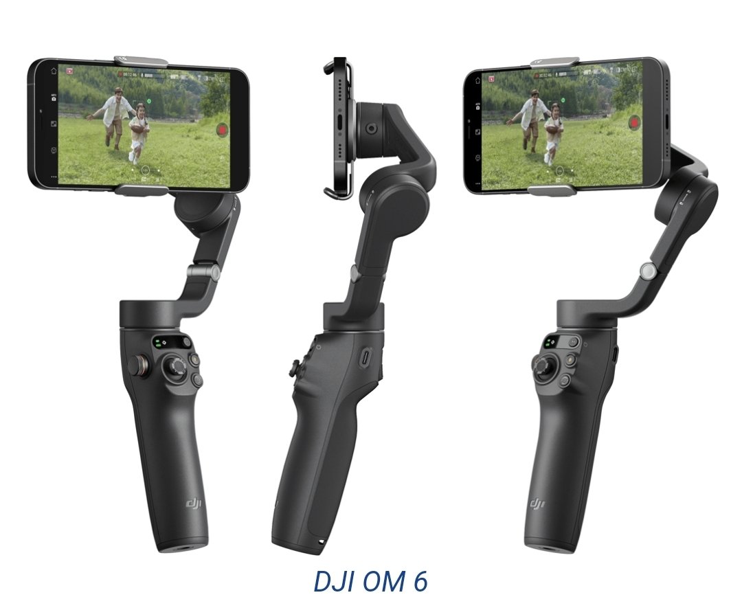 The DJI OM 6 smartphone gimbal shown ahead of its September 22 launch.