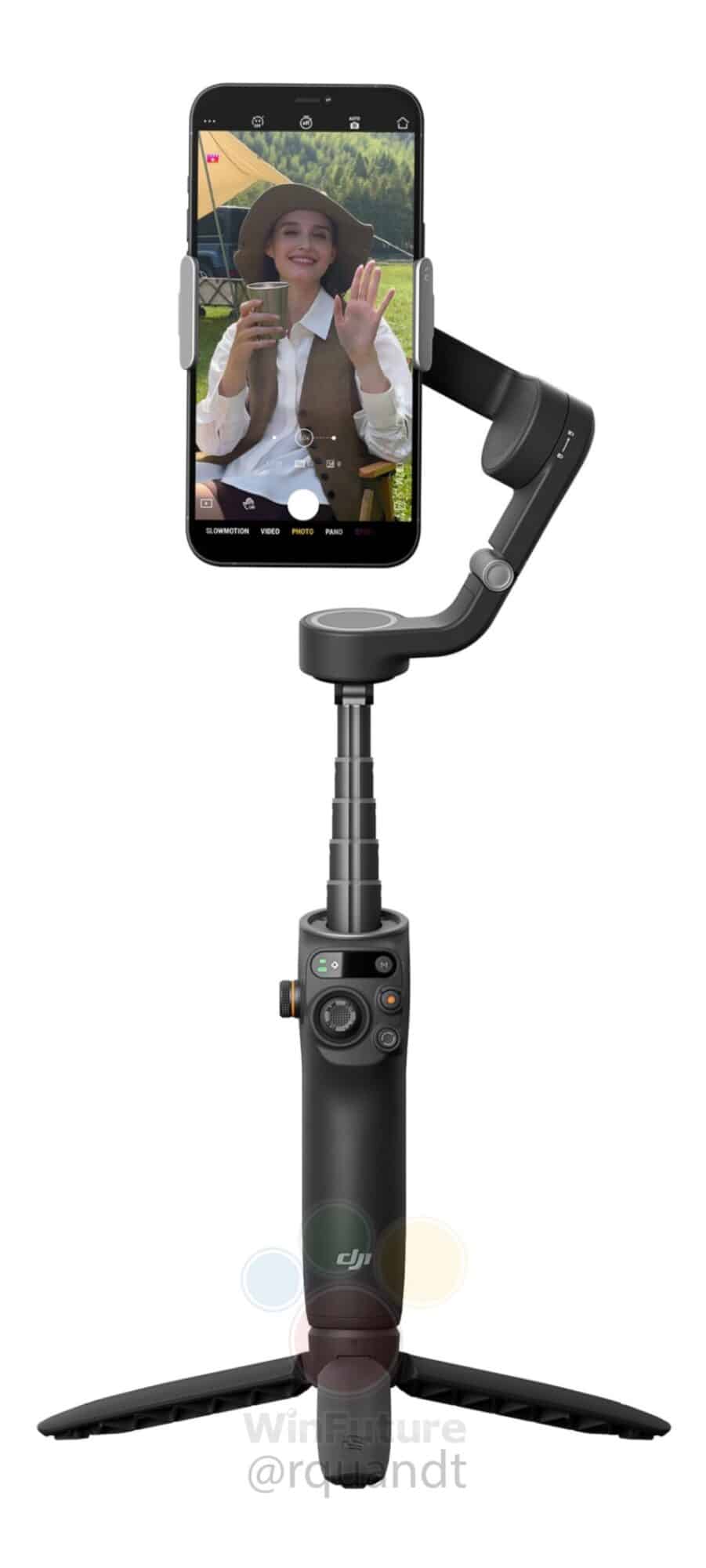 Side view of the OM6 highlighting the new zoom and focus wheel.
