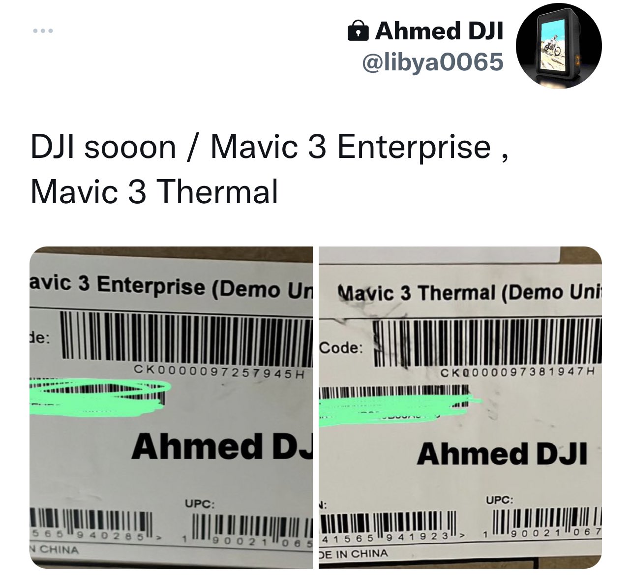 DJI Mavic 3 Enterprise (M3E & M3T) more detail leaked ahead of tomorrow's launch