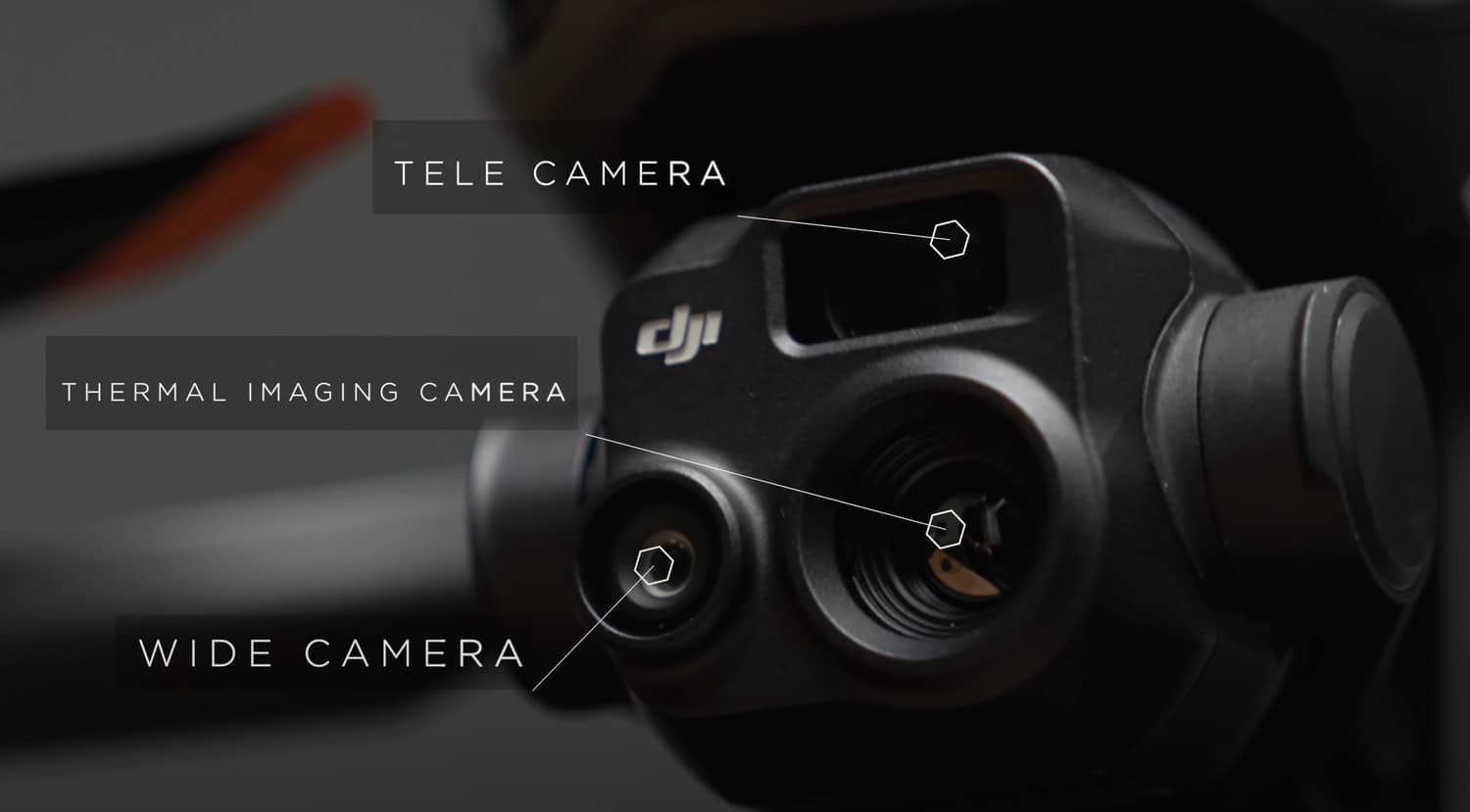 The DJI Mavic 3 Enterprise Thermal, the variant that adds infrared imaging.