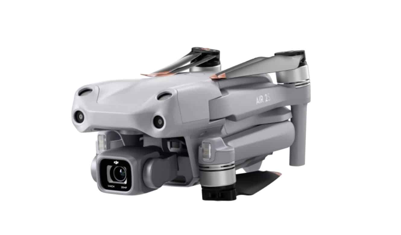 The DJI RC remote controller and its built-in screen, soon paired with the Air 2S.