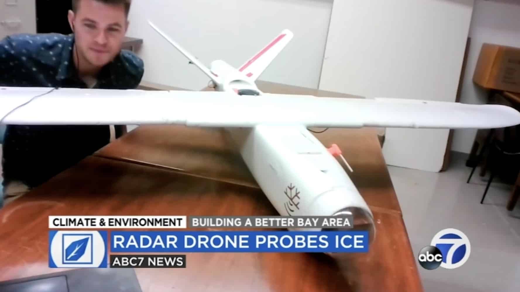 Radar drone measures ice sheets to predict sea level rise
