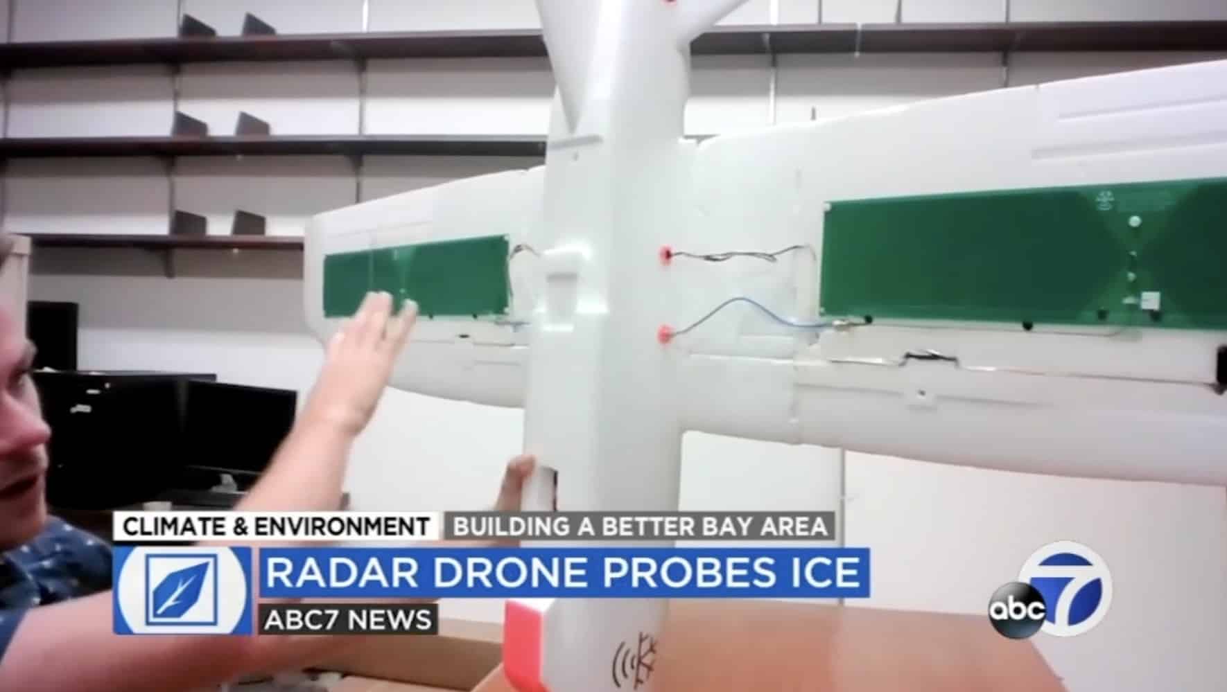 Radar drone measures ice sheets to predict sea level rise