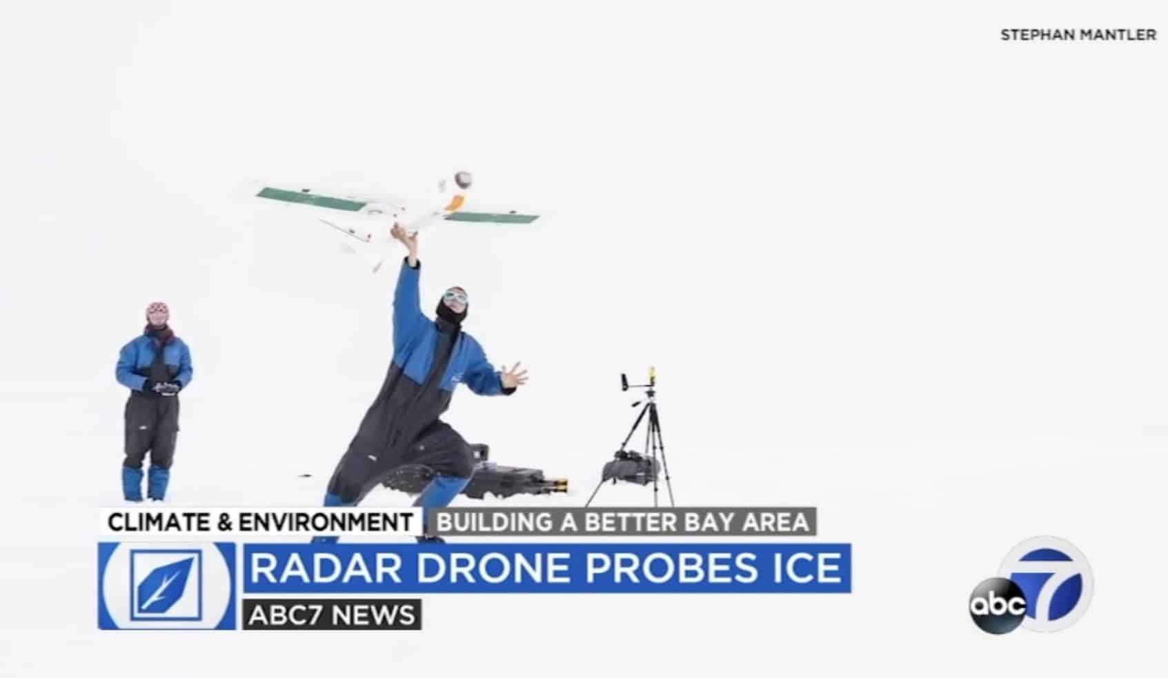 Radar drone measures ice sheets to predict sea level rise