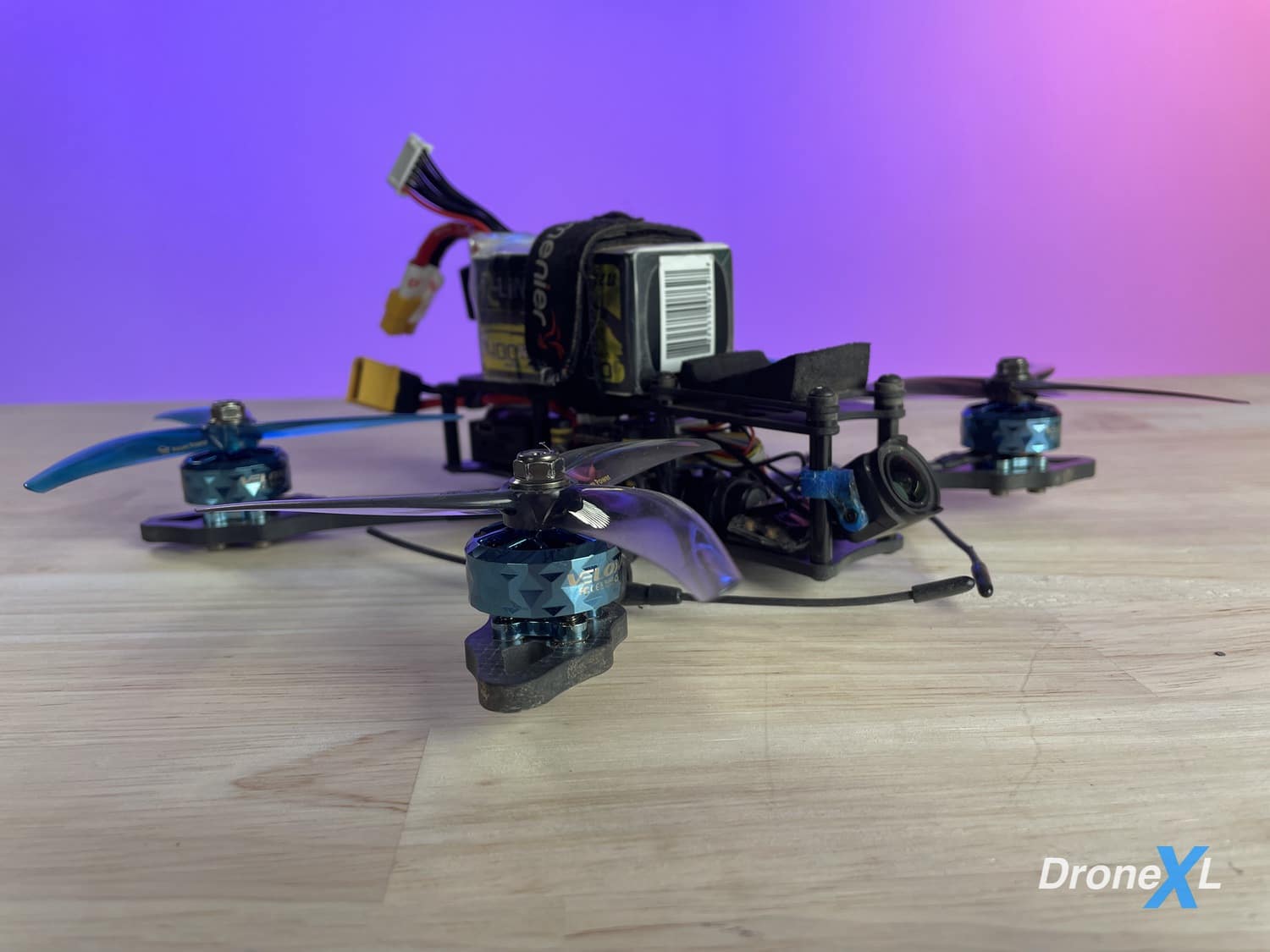 O3 Air Unit fitted to a 5-inch Johnny FPV frame running 1750KV motors on 6S.