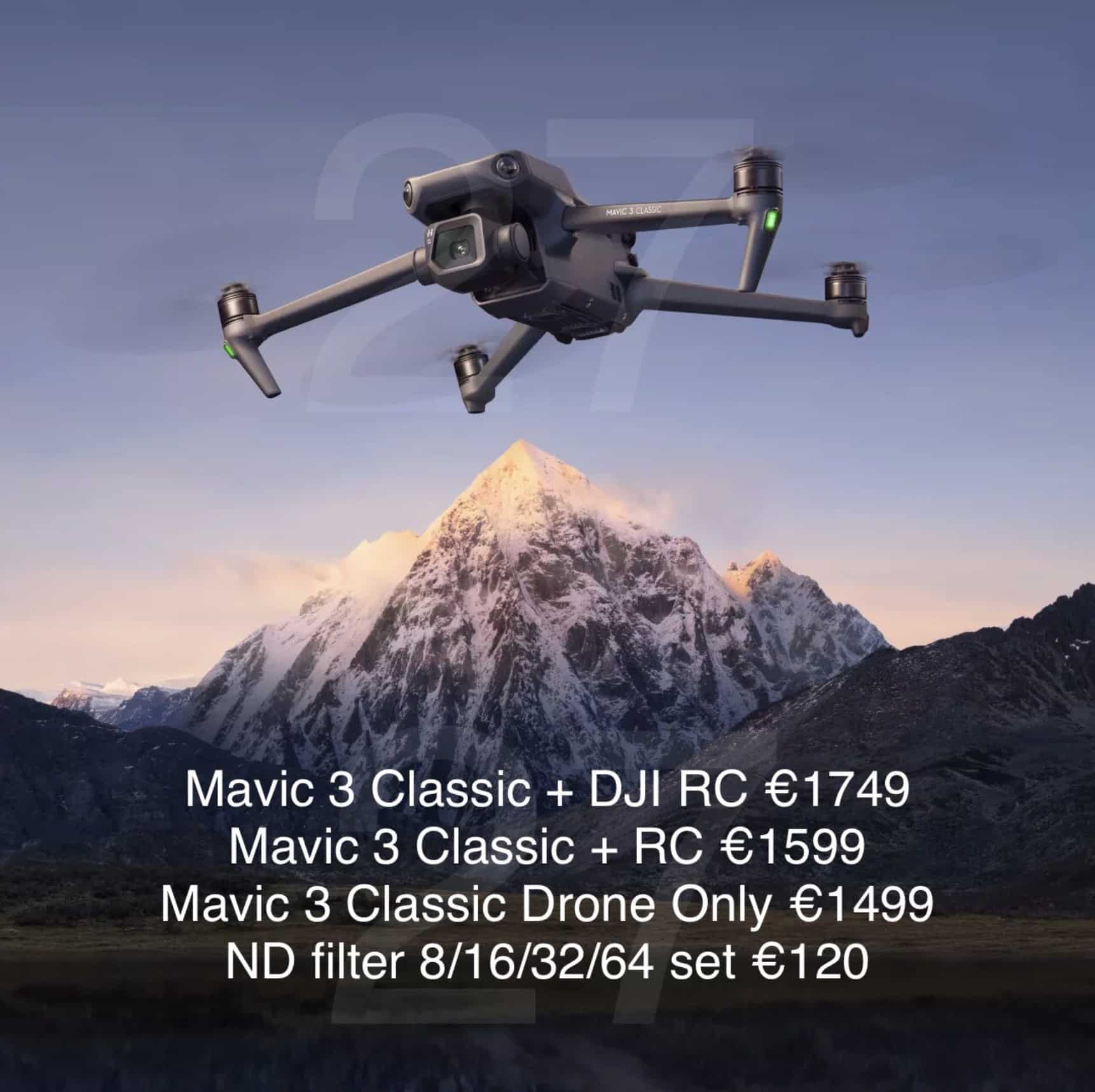 DJI Mavic 3 Classic shows up at Best Buy ahead of launch!