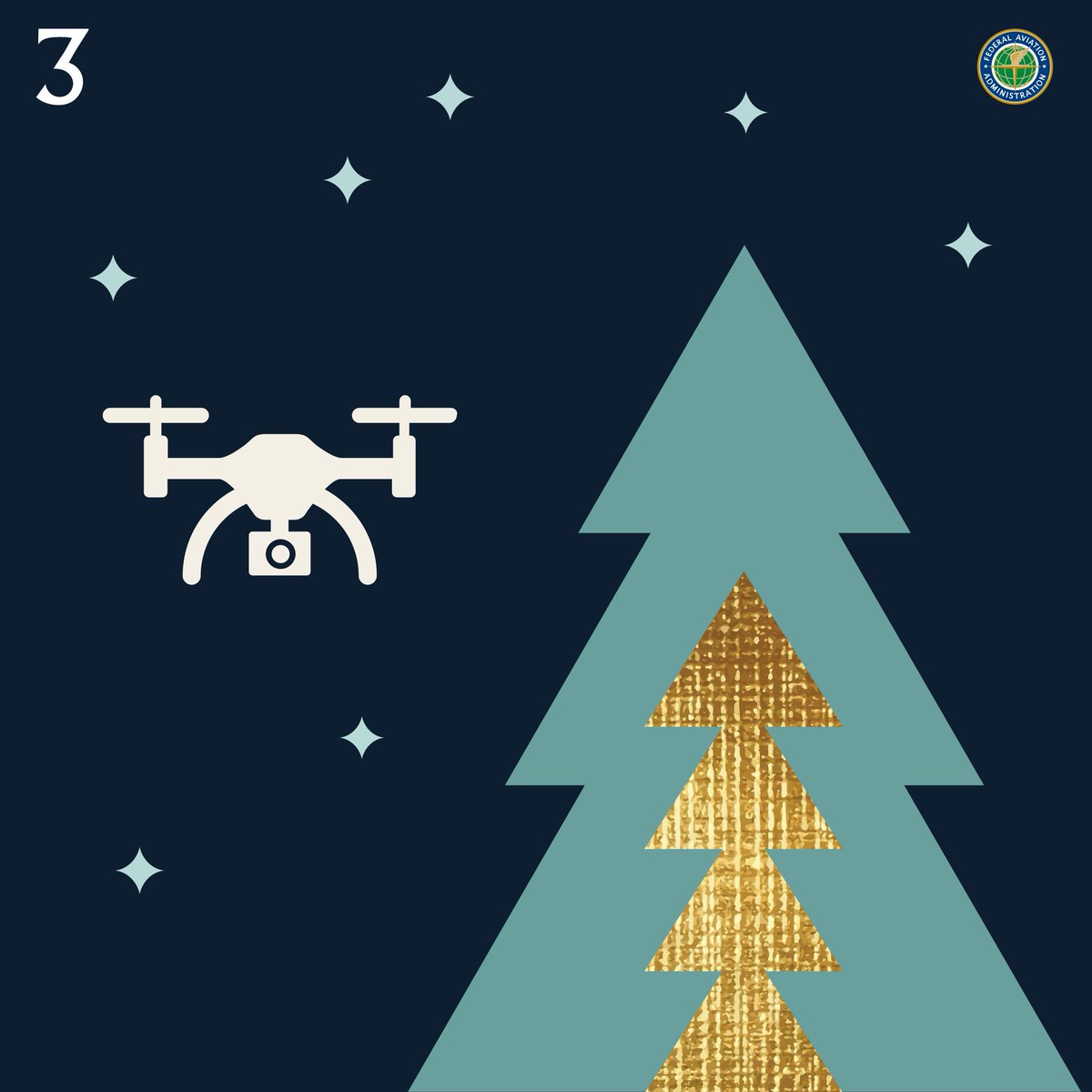 FAA launches "12 Days of Drones" campaign to educate drone pilots and keep our skies safe!