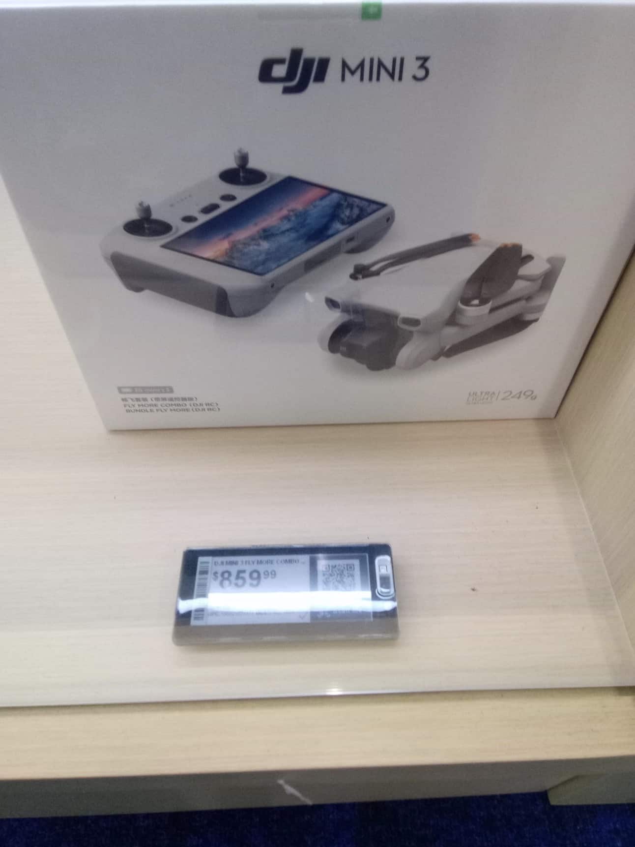 Surprise, surprise. The not-yet-released DJI Mini 3 with the DJI RC is for sale for $859.99 at Best Buy in New Jersey. It is almost ridiculous at this point. Every time a new DJI drone is about to be released, a Best Buy store somewhere in the country will sell the DJI product ahead of time or at least have it on display.