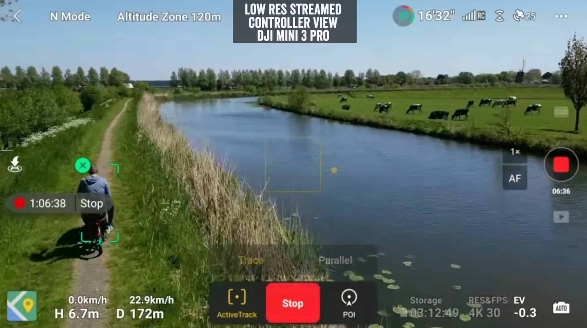 MasterShots b-roll mode, offered on the Mini 3 Pro but not the Mini 3.