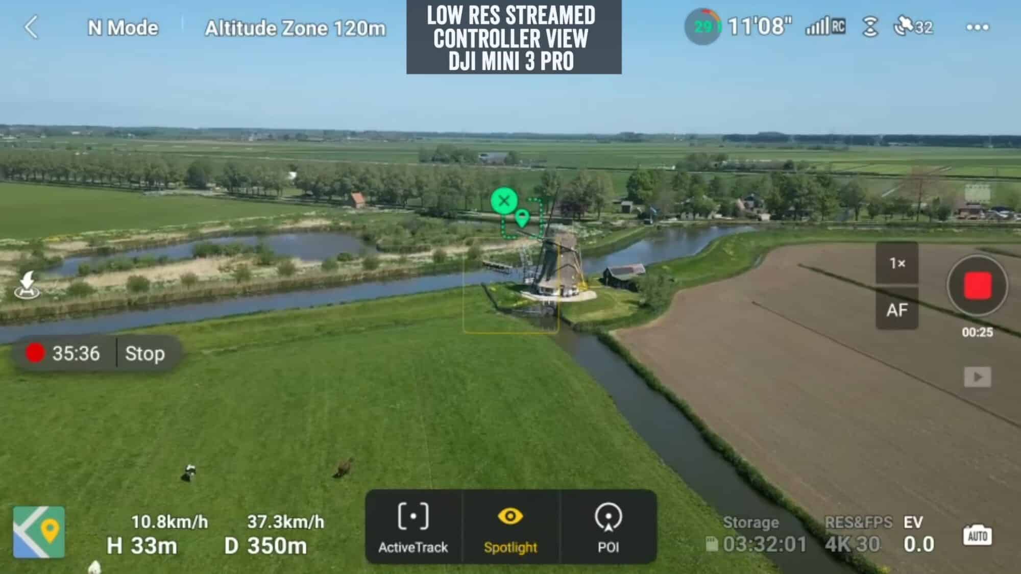 Photo modes compared, with no 48-megapixel or burst option on the DJI Mini 3.