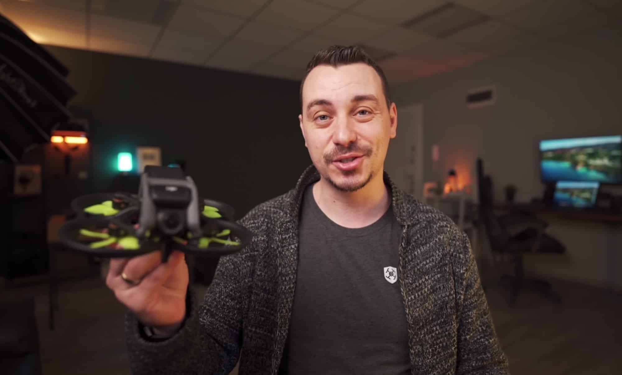 The DJI Avata cinewhoop as configured at the end of the long-term test.