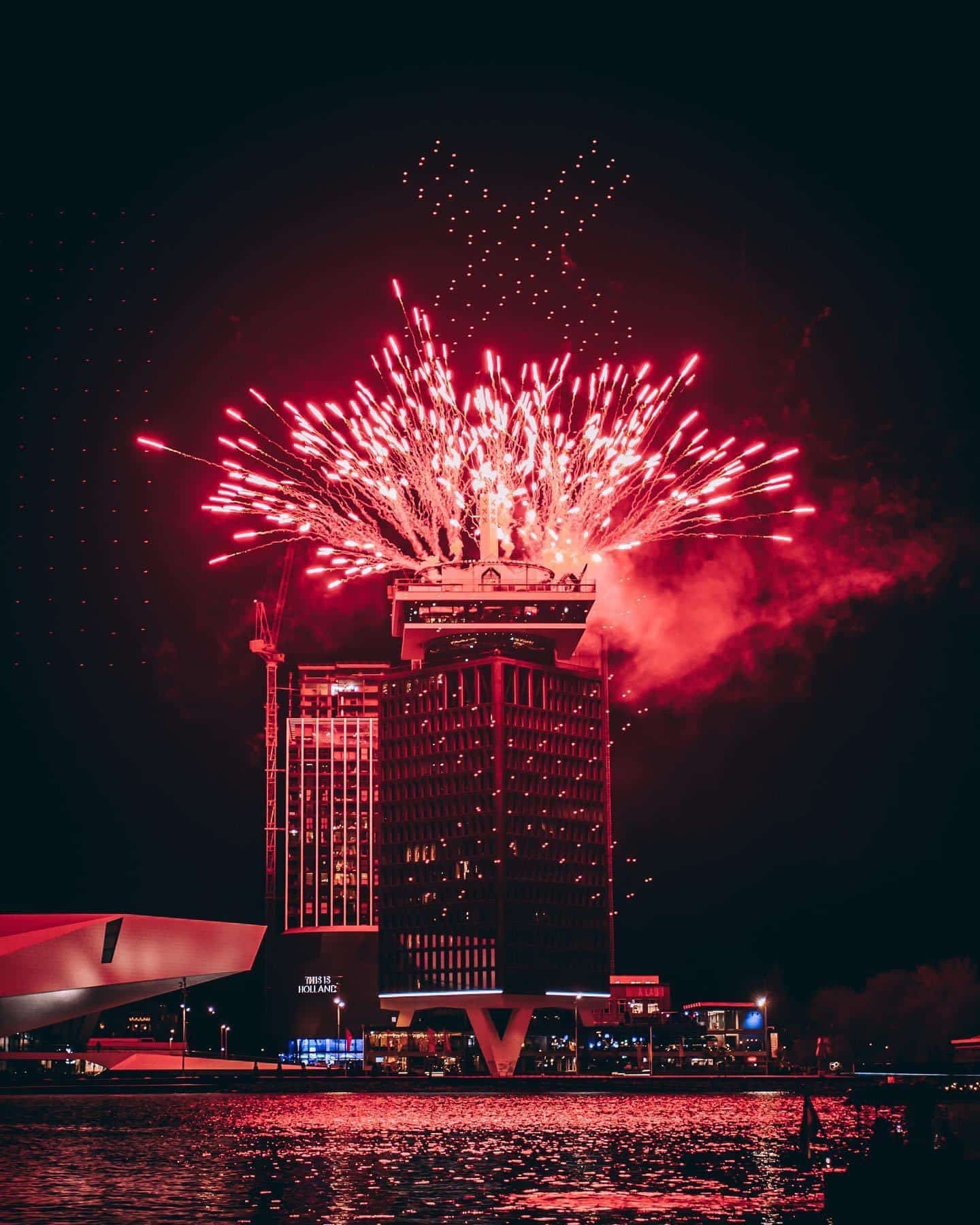 2023 Drone Show in Amsterdam attracts large crowds
