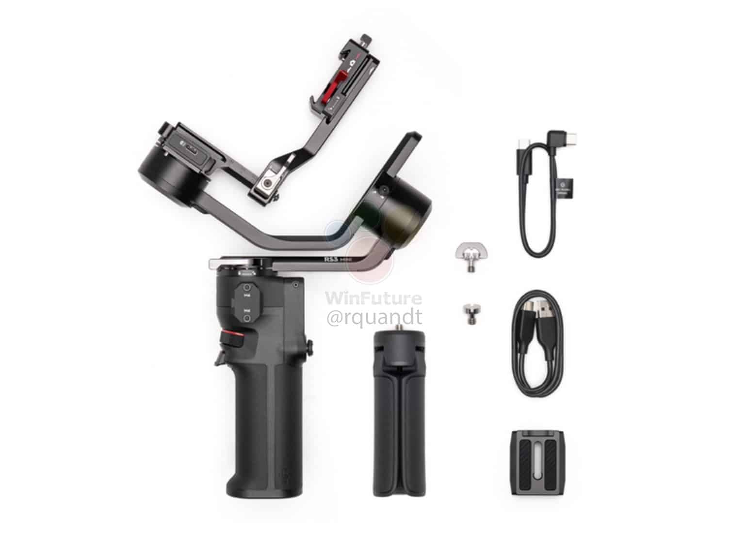 These leaked photos of what appears to be the new DJI RS3 Mini have surfaced on the internet. Just two days ago, DJI teased us with the following announcement, which showed a new, more compact DJI gimbal positioned in between the DJI RS3 and the DJI RSC3 models.
