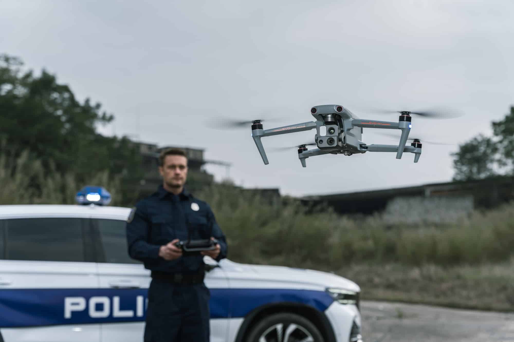 Autel Robotics press photo of the EVO Max 4T released for its CES debut.