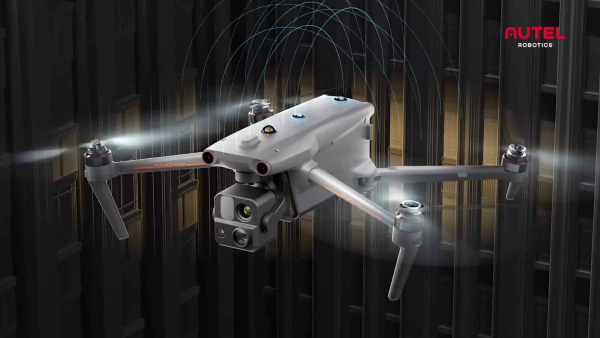 The Autel EVO Max 4T enterprise drone introduced at CES 2023.