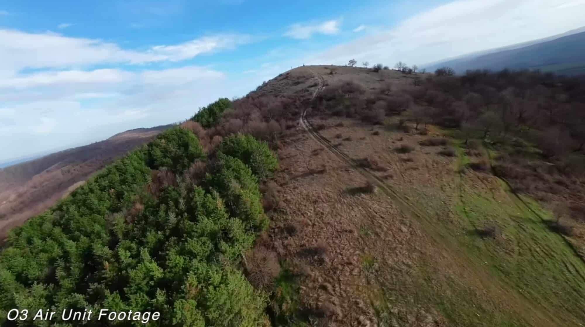 Crisp goggle feed delivered by the DJI O3 Air Unit at distance.