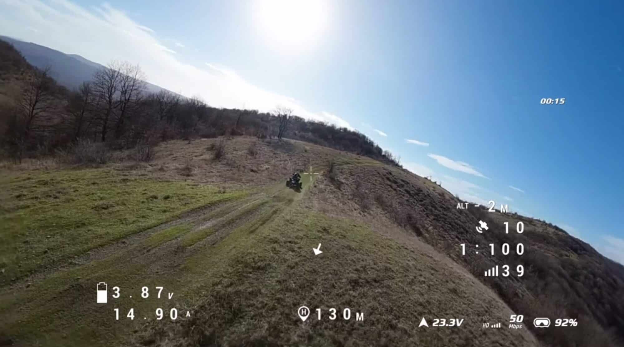 The 4,000 mAh iFlight Li-ion pack that powered the 1.2-mile (2-kilometer) run.